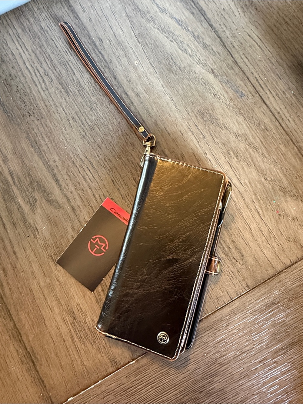 Case Me Iphone 13 leather retro wallet phone holder case